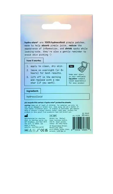 Starface Hydro-Star Holographic Pimple Patches | Thumbnail 2 Starface Hydro-Star Holographic Pimple Patches | Thumbnail 2