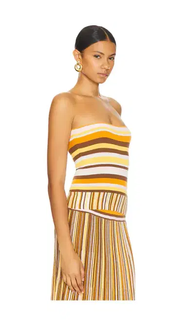 Faithfull Citara Strapless Top | Thumbnail 2 Faithfull Citara Strapless Top | Thumbnail 2