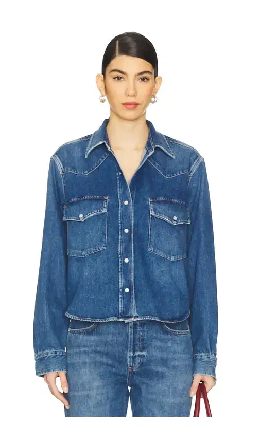 Cropped Western Shirt Cropped Western Shirt