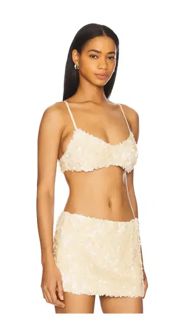 GUIZIO Ari Gathered Sequin Top | Thumbnail 2 GUIZIO Ari Gathered Sequin Top | Thumbnail 2