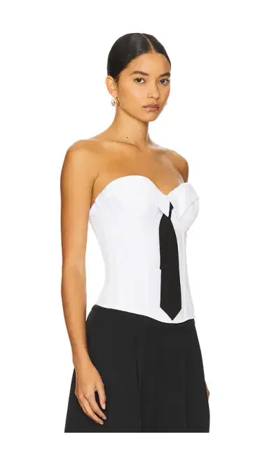 GUIZIO Chrys Pinstripe Corset | Thumbnail 2 GUIZIO Chrys Pinstripe Corset | Thumbnail 2