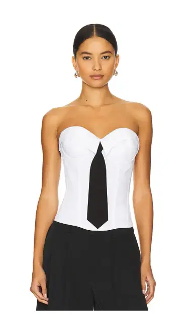GUIZIO Chrys Pinstripe Corset | Thumbnail 1 GUIZIO Chrys Pinstripe Corset | Thumbnail 1