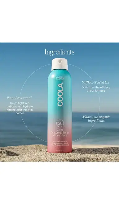 COOLA Classic Body Organic Sunscreen Spray SPF 50 | Thumbnail 4 COOLA Classic Body Organic Sunscreen Spray SPF 50 | Thumbnail 4