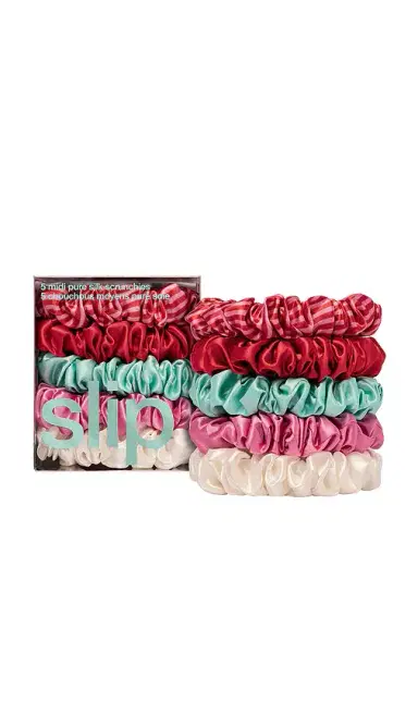 Slip Midi Scrunchies Set Of 5 | Thumbnail 1 Slip Midi Scrunchies Set Of 5 | Thumbnail 1