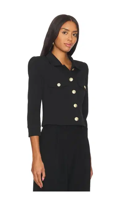 L'AGENCE Kumi Cropped Fitted Jacket | Thumbnail 2 L'AGENCE Kumi Cropped Fitted Jacket | Thumbnail 2