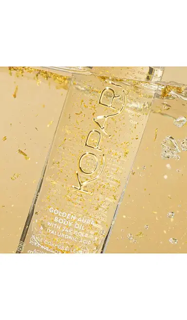 Kopari Golden Aura Body Oil With 24k Gold & Hyaluronic Acid | Thumbnail 2 Kopari Golden Aura Body Oil With 24k Gold & Hyaluronic Acid | Thumbnail 2