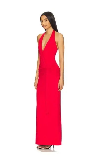 superdown Chloe Halter Maxi Dress | Thumbnail 2 superdown Chloe Halter Maxi Dress | Thumbnail 2