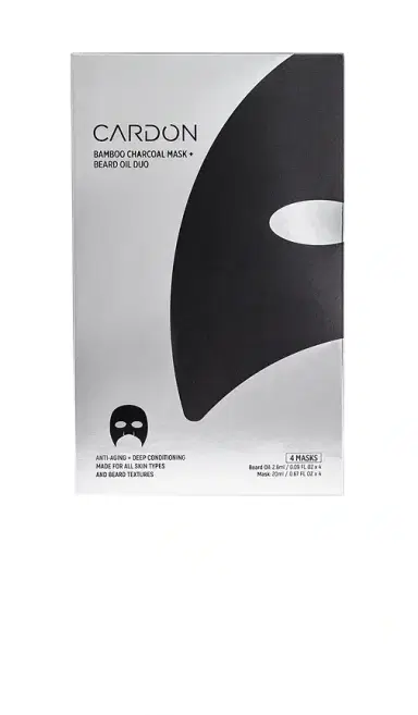 CARDON Bamboo Charcoal Mask & Beard Oil 4 Pack | Thumbnail 1 CARDON Bamboo Charcoal Mask & Beard Oil 4 Pack | Thumbnail 1