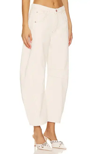 Free People x We The Free Good Luck Mid Rise Barrel Jeans | Thumbnail 2 Free People x We The Free Good Luck Mid Rise Barrel Jeans | Thumbnail 2