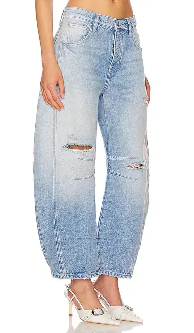 Free People x We The Free Good Luck Mid Rise Barrel Jeans | Thumbnail 2 Free People x We The Free Good Luck Mid Rise Barrel Jeans | Thumbnail 2