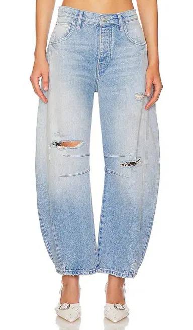 Free People x We The Free Good Luck Mid Rise Barrel Jeans | Thumbnail 1 Free People x We The Free Good Luck Mid Rise Barrel Jeans | Thumbnail 1