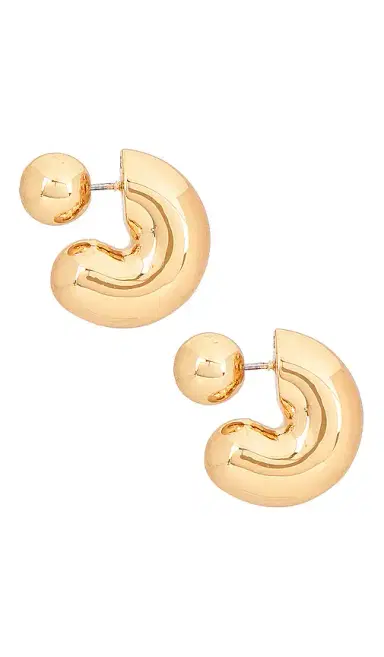 Jenny Bird Tome Medium Hoop Earrings | Thumbnail 2 Jenny Bird Tome Medium Hoop Earrings | Thumbnail 2