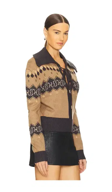 Understated Leather Nordic Cowboy Sweater | Thumbnail 2 Understated Leather Nordic Cowboy Sweater | Thumbnail 2