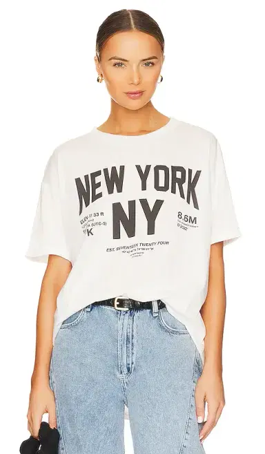 The Laundry Room Welcome To New York Oversized Tee | Thumbnail 1 The Laundry Room Welcome To New York Oversized Tee | Thumbnail 1