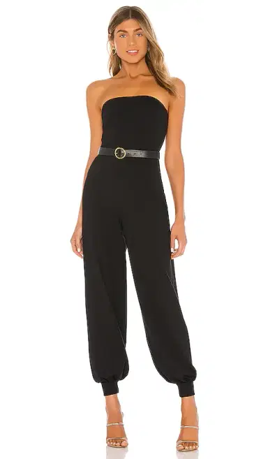 susana monaco Strapless Cuffed Ankle Jumpsuit | Thumbnail 1 susana monaco Strapless Cuffed Ankle Jumpsuit | Thumbnail 1