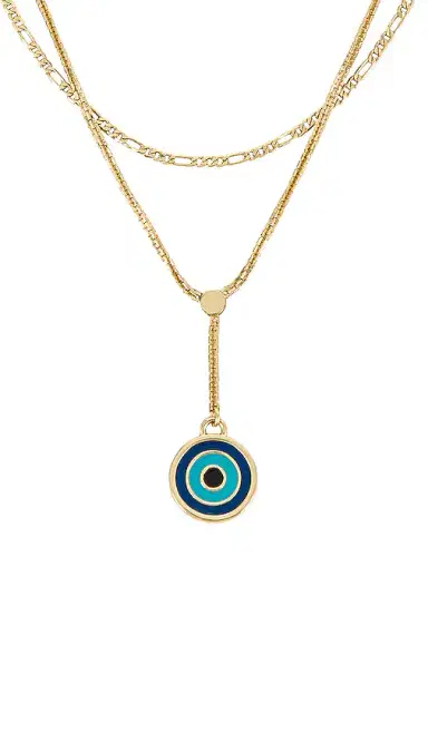 Jenny Bird Evil Eye Layered Necklace | Thumbnail 2 Jenny Bird Evil Eye Layered Necklace | Thumbnail 2