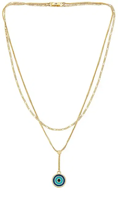 Jenny Bird Evil Eye Layered Necklace | Thumbnail 1 Jenny Bird Evil Eye Layered Necklace | Thumbnail 1