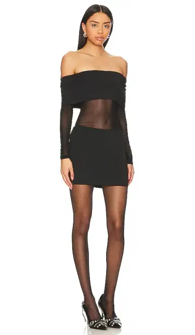 superdown Elmina Sheer Mini Dress | Thumbnail 2 superdown Elmina Sheer Mini Dress | Thumbnail 2