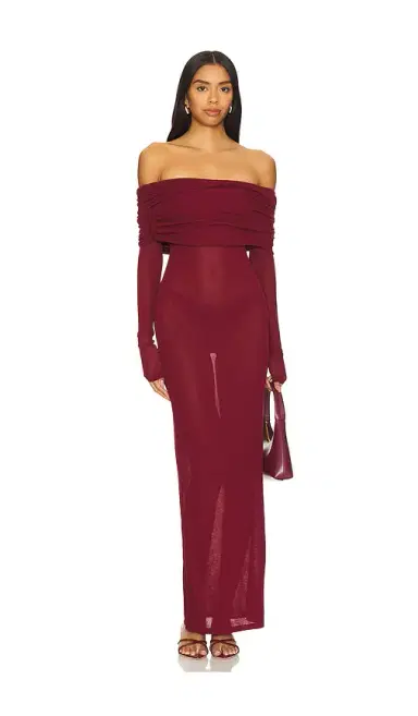 superdown Chantal Sheer Gown | Thumbnail 1 superdown Chantal Sheer Gown | Thumbnail 1