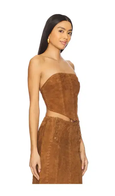 Understated Leather Handkerchief Leather Top | Thumbnail 2 Understated Leather Handkerchief Leather Top | Thumbnail 2