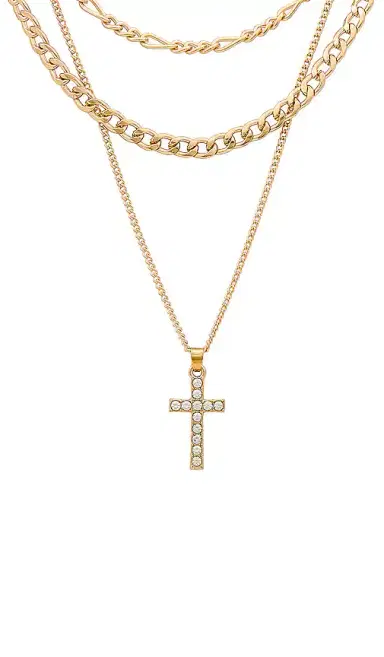 Amber Sceats x REVOLVE Cross Layered Necklace | Thumbnail 2 Amber Sceats x REVOLVE Cross Layered Necklace | Thumbnail 2