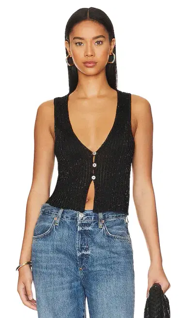 Free People Seascape Vest | Thumbnail 1 Free People Seascape Vest | Thumbnail 1