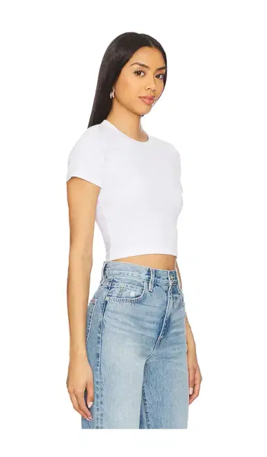 LESET Kelly Crop Slim Fit Tee | Thumbnail 2 LESET Kelly Crop Slim Fit Tee | Thumbnail 2