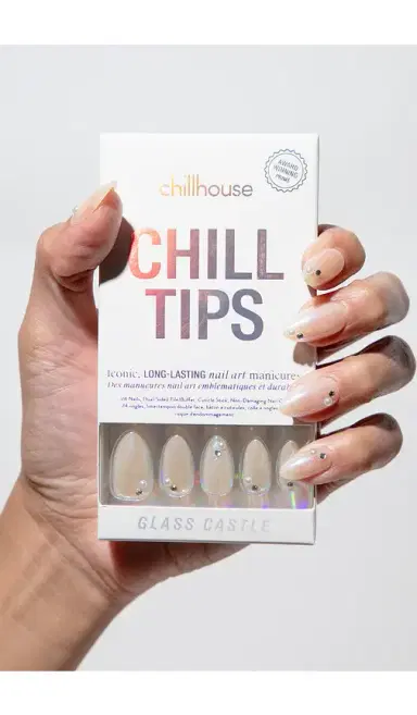 Chillhouse Glass Castle Signature Almond Chill Tips Press-on Nails | Thumbnail 2 Chillhouse Glass Castle Signature Almond Chill Tips Press-on Nails | Thumbnail 2