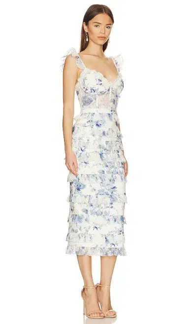 V. Chapman Fiorenza Midi Dress | Thumbnail 2 V. Chapman Fiorenza Midi Dress | Thumbnail 2