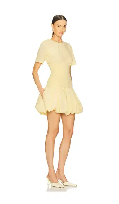 SIMKHAI Libbie Short Sleeve Mini Dress | Thumbnail 2 SIMKHAI Libbie Short Sleeve Mini Dress | Thumbnail 2