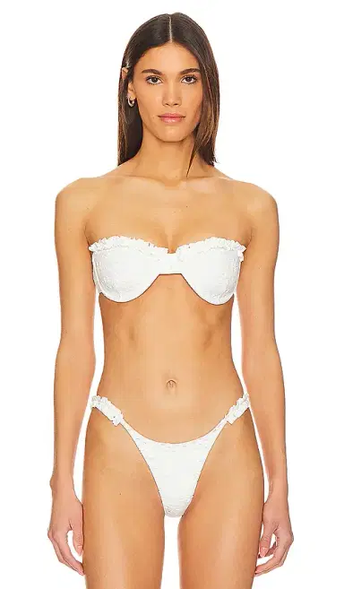 MORE TO COME Amelia Ruffle Bikini Top | Thumbnail 2 MORE TO COME Amelia Ruffle Bikini Top | Thumbnail 2