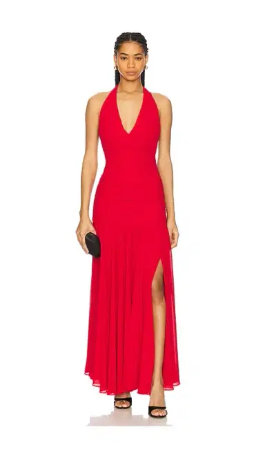Bardot Mave Halter Neck Maxi Dress | Thumbnail 1 Bardot Mave Halter Neck Maxi Dress | Thumbnail 1