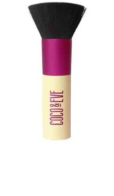 Coco & Eve Sunny Honey Deluxe Vegan Kabuki Brush | Thumbnail 1 Coco & Eve Sunny Honey Deluxe Vegan Kabuki Brush | Thumbnail 1