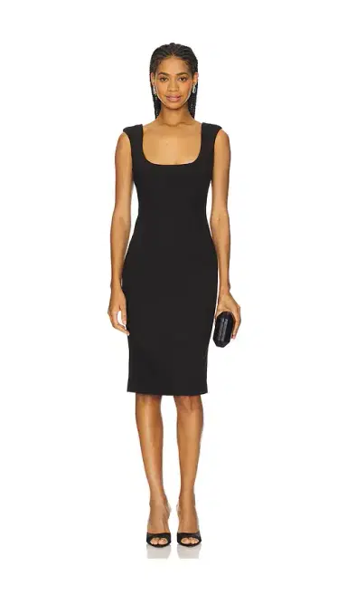 Bardot Audrey Fitted Midi Dress | Thumbnail 1 Bardot Audrey Fitted Midi Dress | Thumbnail 1