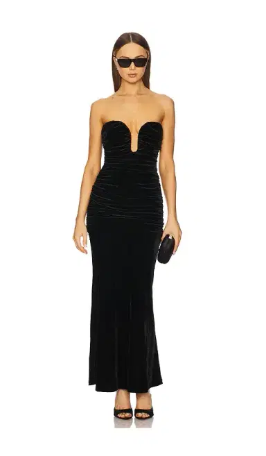 Bardot Elvira Velvet Maxi Dress | Thumbnail 2 Bardot Elvira Velvet Maxi Dress | Thumbnail 2