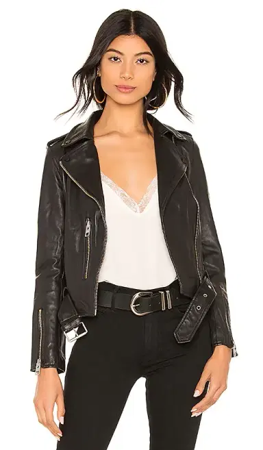 AllSaints Balfern Leather Biker Jacket | Thumbnail 1 AllSaints Balfern Leather Biker Jacket | Thumbnail 1