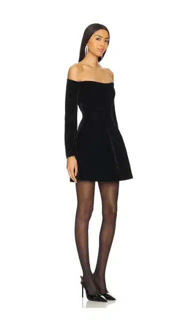 Bardot Nadene Velour Mini Dress | Thumbnail 2 Bardot Nadene Velour Mini Dress | Thumbnail 2