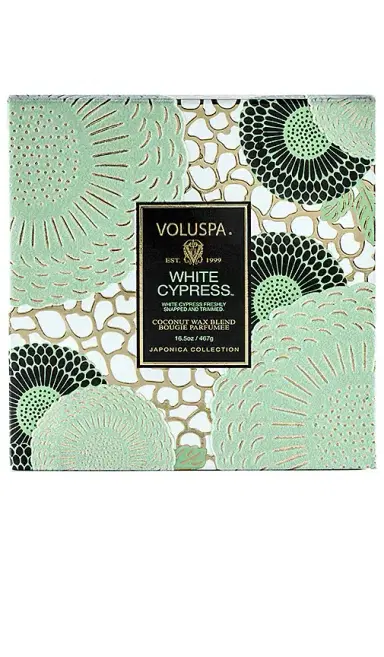 Voluspa White Cypress 3 Wick Hearth | Thumbnail 2 Voluspa White Cypress 3 Wick Hearth | Thumbnail 2