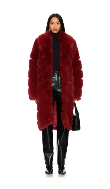 OW Collection Copenhagen Faux Fur Coat | Thumbnail 1 OW Collection Copenhagen Faux Fur Coat | Thumbnail 1