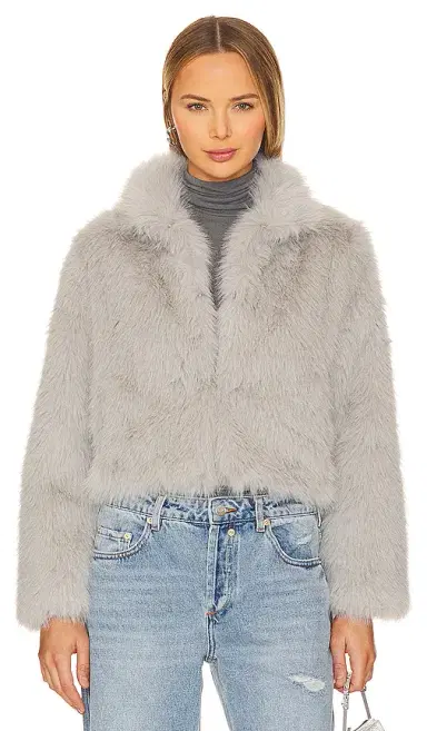 Adrienne Landau Faux Fox Fur Jacket | Thumbnail 2 Adrienne Landau Faux Fox Fur Jacket | Thumbnail 2