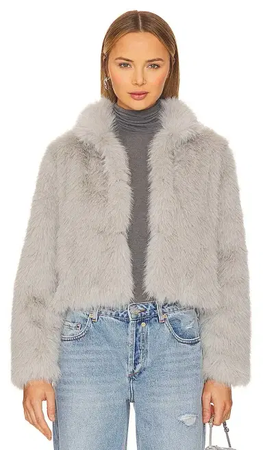 Adrienne Landau Faux Fox Fur Jacket | Thumbnail 1 Adrienne Landau Faux Fox Fur Jacket | Thumbnail 1