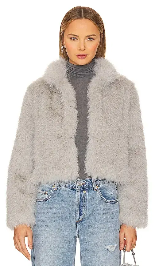 Faux Fox Fur Jacket Faux Fox Fur Jacket