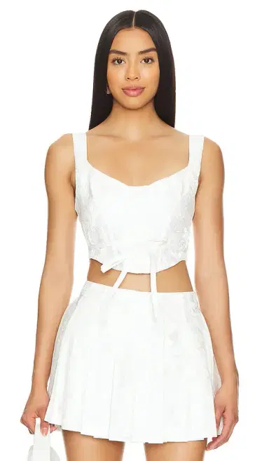For Love & Lemons x REVOLVE Mira Crop | Thumbnail 1 For Love & Lemons x REVOLVE Mira Crop | Thumbnail 1