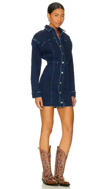Free People Amber Denim Dress | Thumbnail 2 Free People Amber Denim Dress | Thumbnail 2