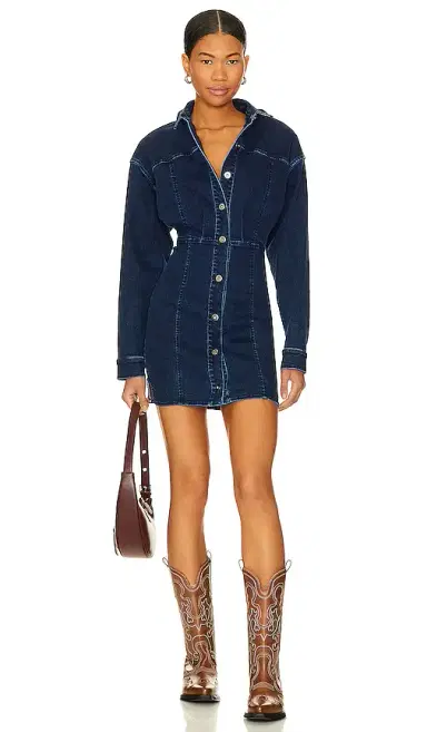 Free People Amber Denim Dress | Thumbnail 1 Free People Amber Denim Dress | Thumbnail 1