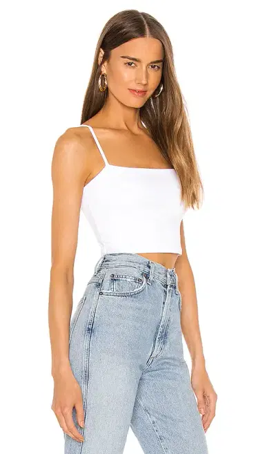 susana monaco Thin Strap Crop Tank | Thumbnail 2 susana monaco Thin Strap Crop Tank | Thumbnail 2