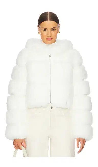 Adrienne Landau The Lina Faux Fur Jacket | Thumbnail 2 Adrienne Landau The Lina Faux Fur Jacket | Thumbnail 2