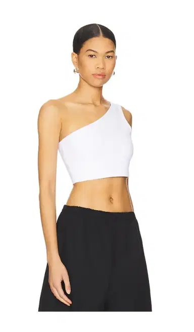 susana monaco One Shoulder Crop Top | Thumbnail 2 susana monaco One Shoulder Crop Top | Thumbnail 2