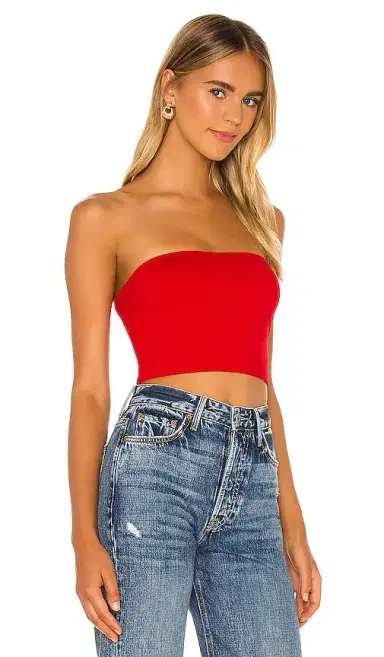 susana monaco Strapless Crop Top | Thumbnail 2 susana monaco Strapless Crop Top | Thumbnail 2
