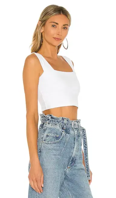 susana monaco Wide Strap Crop Top | Thumbnail 2 susana monaco Wide Strap Crop Top | Thumbnail 2